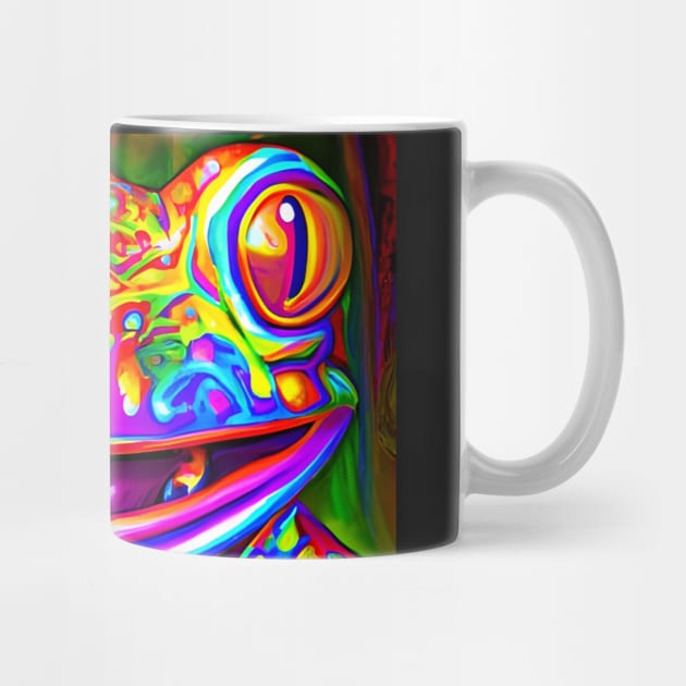 Frogger Spirit Animal (8) - Trippy Psychedelic Frog by TheThirdEye